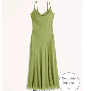 Abercrombie & Fitch Green Maxi Dress